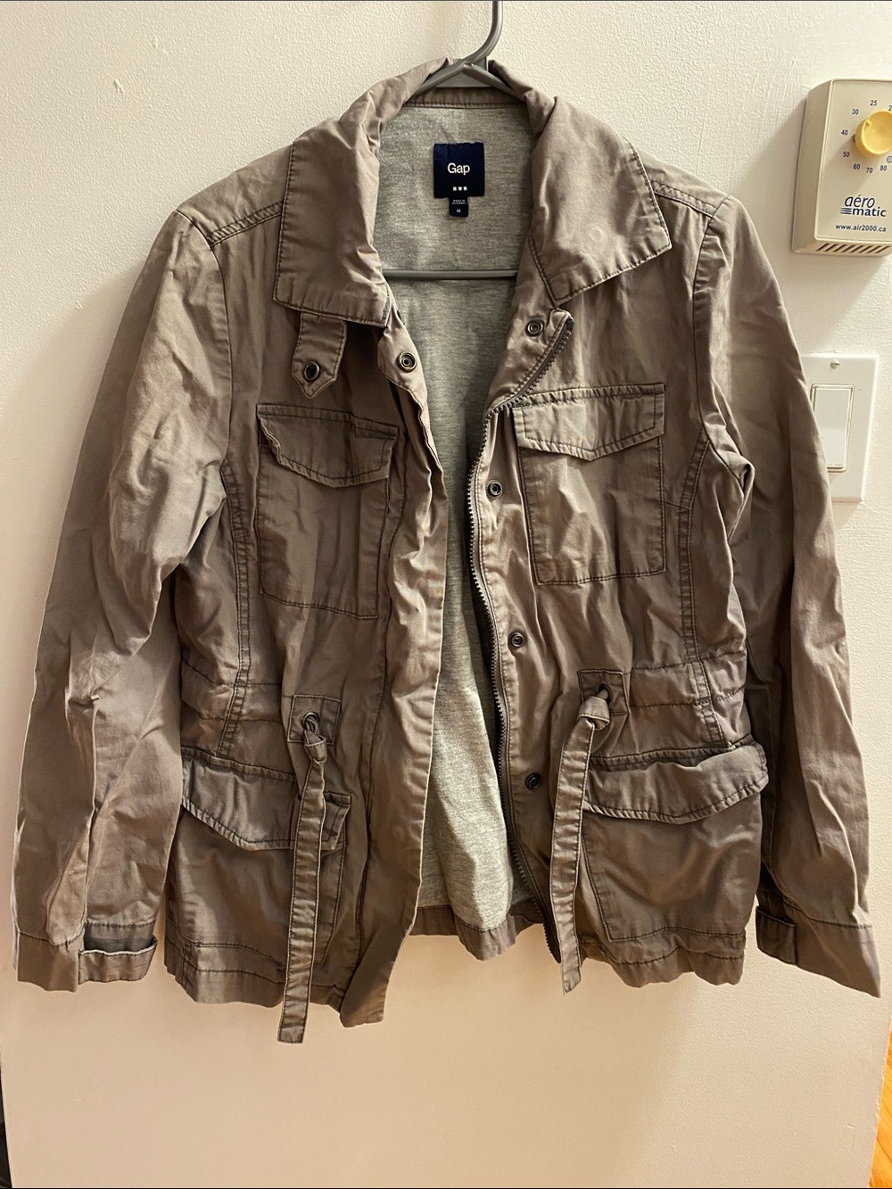 GAP Men's Military Field Jacket - Taupe Brown
